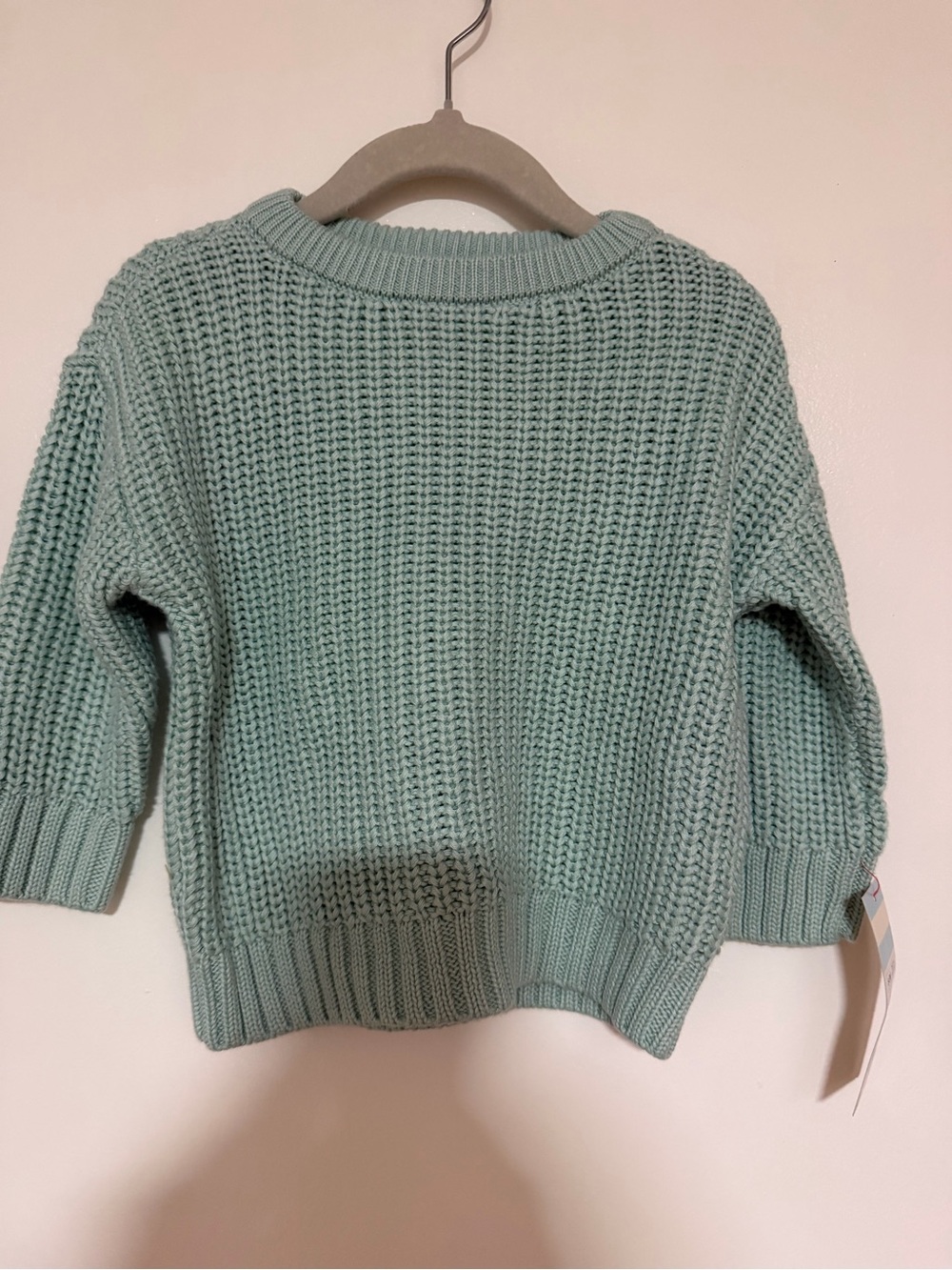 Carter's Mint Green Chunky Knit Crewneck Sweater
